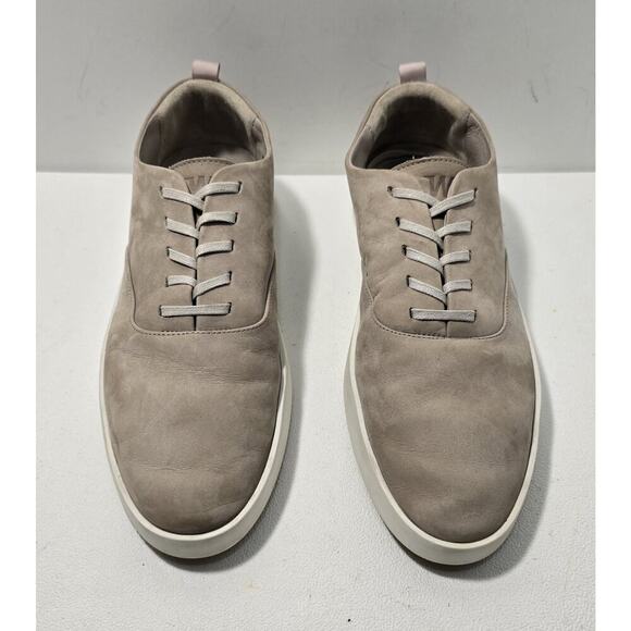 Wolf & Shepherd Cruise Lace-Up Sneaker US 10 EU 43 Light Stone Nubuck Leather - Picture 2 of 10